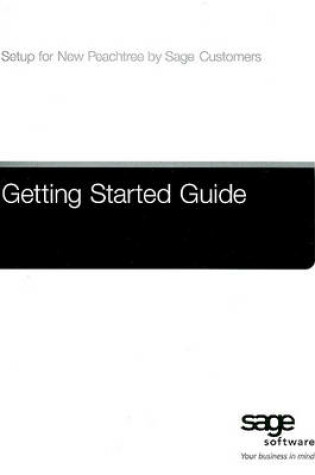 Cover of Getting Started With Peachtree Complete 2009 for CD Peachtree Complete 2009