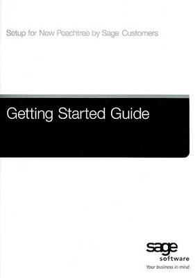 Book cover for Getting Started With Peachtree Complete 2009 for CD Peachtree Complete 2009