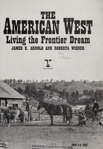 Book cover for The American West