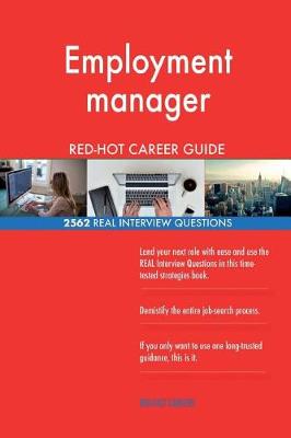 Book cover for Employment manager RED-HOT Career Guide; 2562 REAL Interview Questions