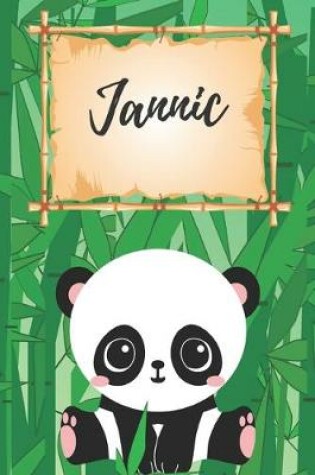 Cover of personalisiertes Notizbuch Panda / Malbuch / Kritzelbuch / Tagebuch / Journal / Notizheft / DIN A5 / Geschenke Jannic