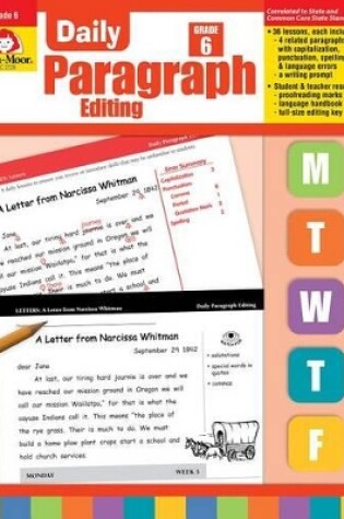 Cover of Daily Paragraph Editing Grade 6+