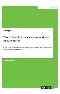 Book cover for Was ist Mobilitätsmanagement und wie funktioniert es?