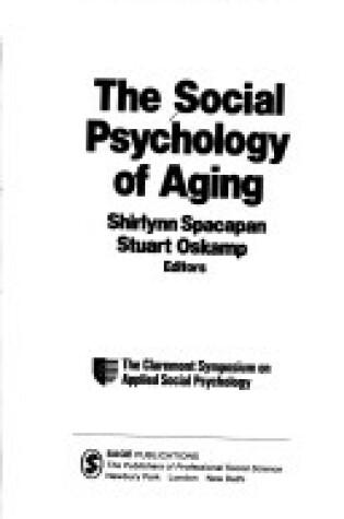 Cover of The Social Psychology of Time