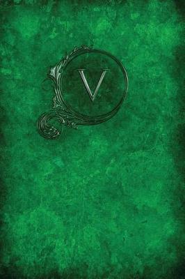 Book cover for Monogram V Notebook