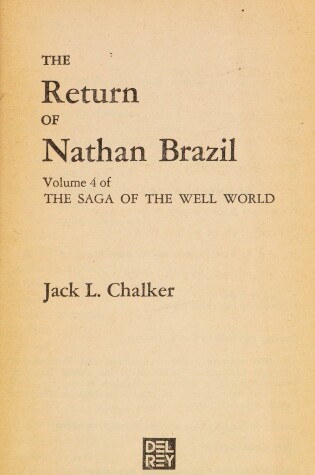 Cover of Retrn of Nathan Brazil