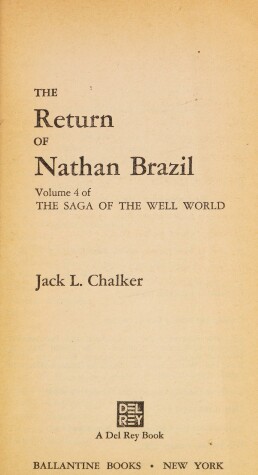 Book cover for Retrn of Nathan Brazil