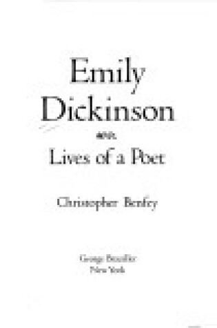 Cover of Emily Dickinson