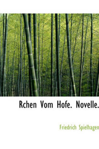 Cover of Rchen Vom Hofe. Novelle.