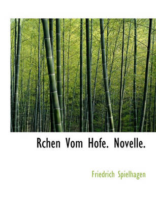 Book cover for Rchen Vom Hofe. Novelle.