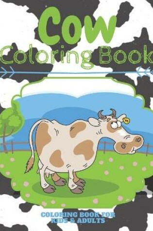 Cover of Cow Coloring Book