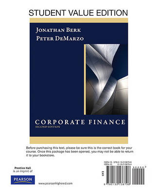 Cover of Corporate Finance