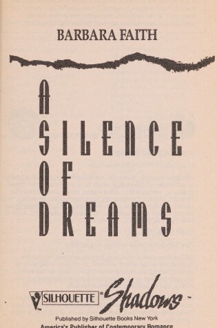 Cover of A Silence of Dreams