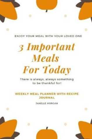 Cover of 3 Important Meals For Today