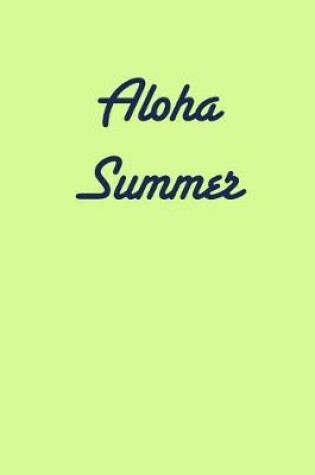 Cover of Aloha Summer