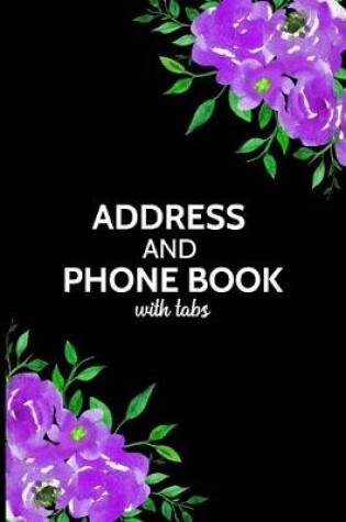 Cover of Address and Phone Book With Tabs