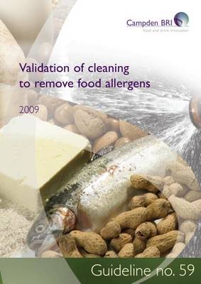 Book cover for Validation of Cleaning to Remove Food Allergens