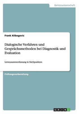 Book cover for Dialogische Verfahren und Gesprächsmethoden bei Diagnostik und Evaluation