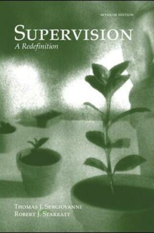 Cover of Supervision: A Redefinition