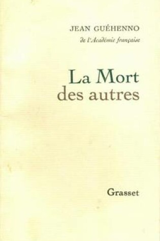 Cover of La Mort Des Autres