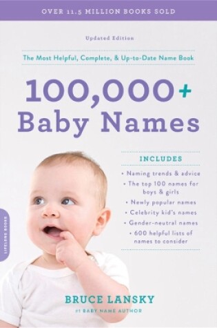 Cover of 100,000 + Baby Names (Revised)