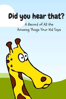 Book cover for Did You Hear That?