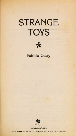 Book cover for Strange Toys