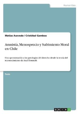 Book cover for Amnistía, Menosprecio y Sufrimiento Moral en Chile