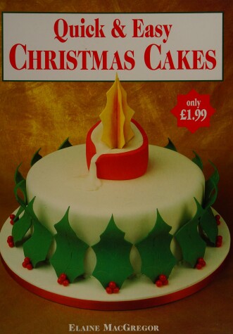 Book cover for Quick and Easy Christmas Cakes