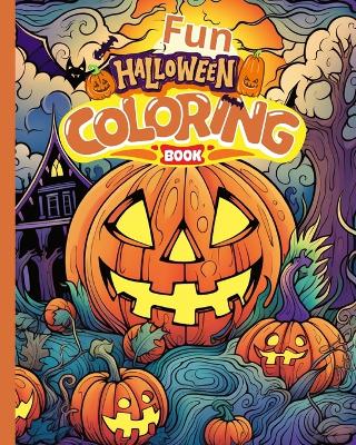 Book cover for Fun Halloween Coloring Book