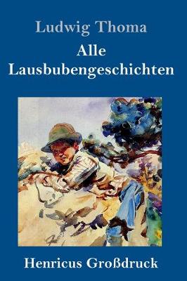 Book cover for Alle Lausbubengeschichten (Großdruck)