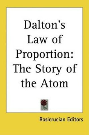 Cover of Dalton's Law of Proportion