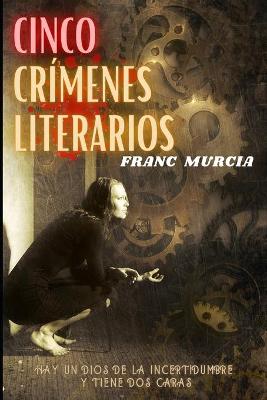 Book cover for Cinco crímenes literarios