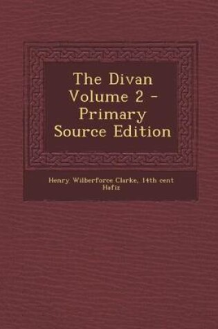 Cover of The Divan Volume 2