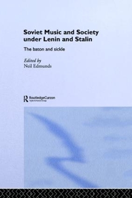 Book cover for Soviet Music and Society under Lenin and Stalin