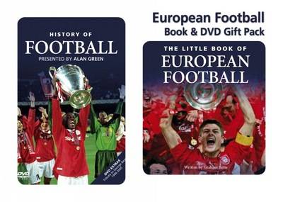 Book cover for European Football Book and DVD Gift Pack