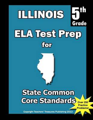 Book cover for Illinois 5th Grade ELA Test Prep