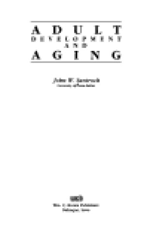 Cover of Adult Development and Ageing