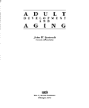 Book cover for Adult Development and Ageing