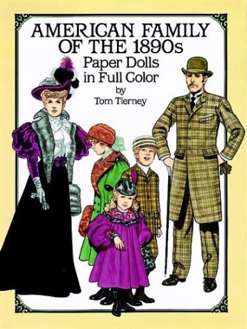 Book cover for American Family of the 1890s Paper Dolls in Full Colour