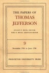 Book cover for The Papers of Thomas Jefferson, Volume 9
