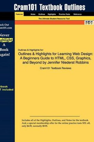 Cover of Studyguide for Learning Web Design