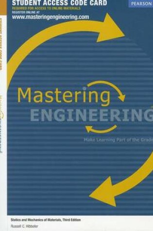 Cover of Mastering Engineering -- Access Card -- for Statics and Mechanics of Materials