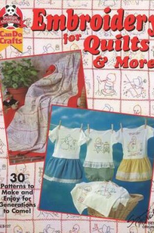 Cover of Embroidery for Quilts & More