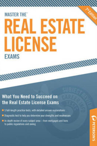 Cover of Master the Real Estate License Exam