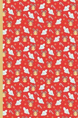 Cover of Christmas Bells and Candy Canes - Graph Paper Composition Notebook