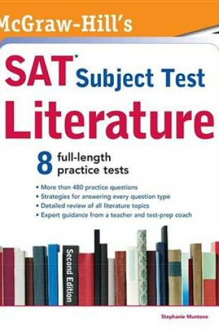 Cover of McGraw-Hill's SAT Subject Test Literature, 2nd Edition