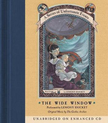 Book cover for Series of Unfortunate Events #3: The Wide Window