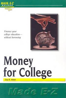 Book cover for Money for College Made E-Z