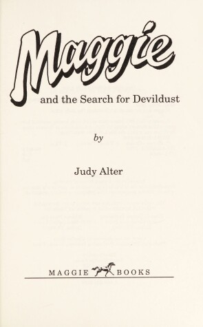 Book cover for Maggie and the Search for Devildust